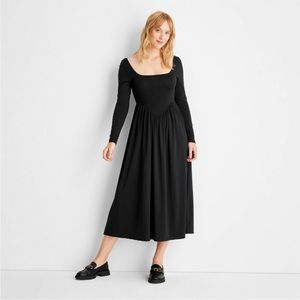 Square Neck Knit Midi Sweater Dress - Future Collective™ with Reese Blutstein
